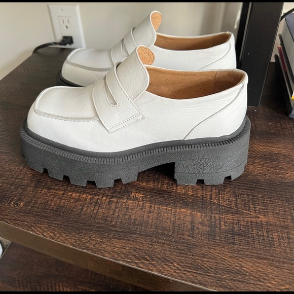 Platform lug loafers - Leather - Picture 3 of 6